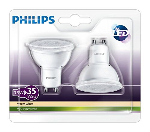 PHILIPS  GU10 LED Spot 35W Warmweiss 4er Pack