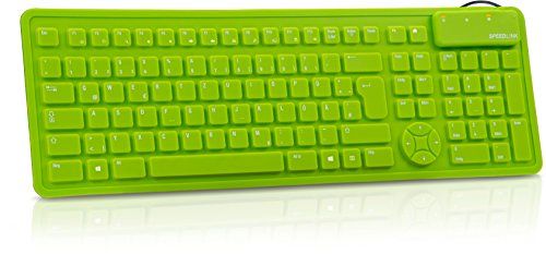 Speedlink (B-WARE) Rugg flexible Silikon Tastatur Grün
