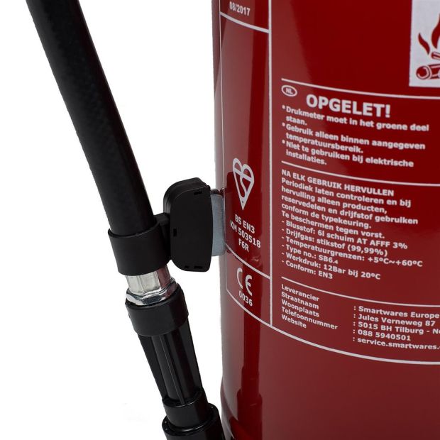 Smartwares FEX-15163 ABC Pulverlöscher BB6.4 EN 6kg