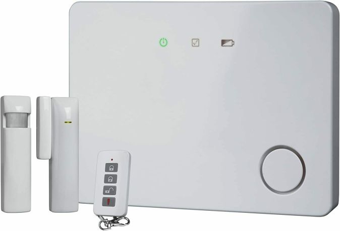 Smartwares IP Funk Alarmanlage Bewegungsmelder LED Fernbedienung