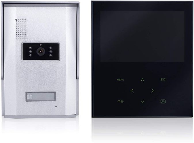 Türklingel mit Kamera + Monitor Klingel Gegensprechanlage Türsprechanlage 