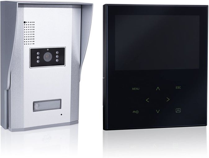 Türklingel mit Kamera + Monitor Klingel Gegensprechanlage Türsprechanlage 