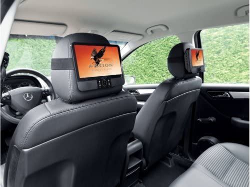Axxion Tragbarer DVD-Spieler mit 2 x 9 Monitor
