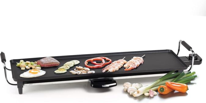 Tristar Grillplatte 70 x 23cm Tischgrill Elektrogrill 1800W Platte 