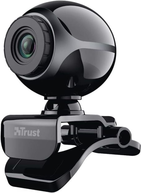 Trust Exis Webcam mit Mikrofon  USB Webkamera 480p Camera