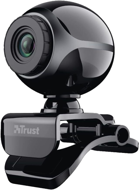 Trust Exis Webcam mit Mikrofon  USB Webkamera 480p Camera