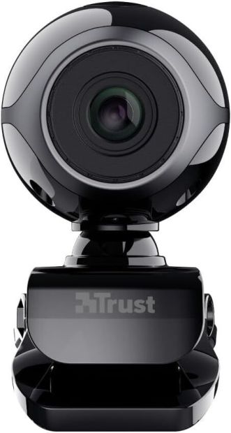 Trust Exis Webcam mit Mikrofon  USB Webkamera 480p Camera