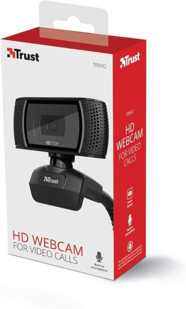 Trust Trino HD 720p Webcam mit Mikrofon 