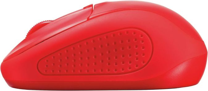 Trust Primo Kabellose Optische Maus USB Funkmaus 1600 DPI Rot [2er]
