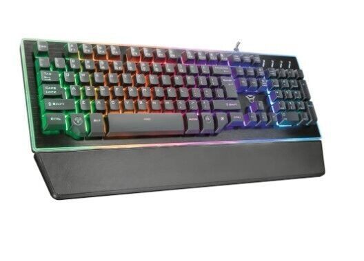 Trust Gaming GXT 860 Thura Halbmechanische LED-Tastatur DE Layout Trust Gaming GXT 860 Thura Halbmechanische LED-Tastatur DE Layout