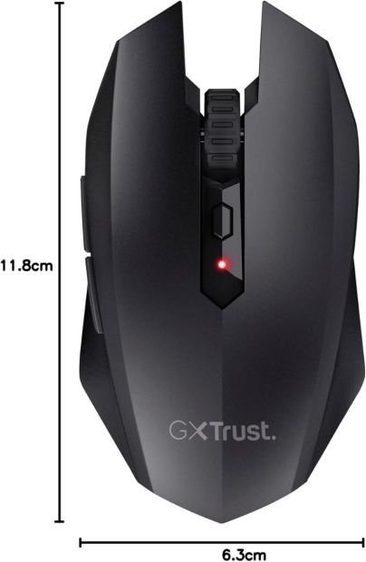 Trust Gaming GXT 115 Macci Kabellose Gaming-Maus 240-2.400 DPI 6 Tasten