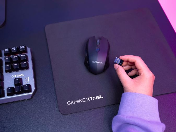 Trust Gaming GXT 115 Macci Kabellose Gaming-Maus 240-2.400 DPI 6 Tasten