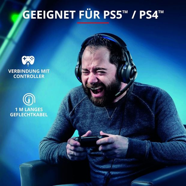 Trust Gaming GXT 307B Ravu Headset für PS4 und PS5
