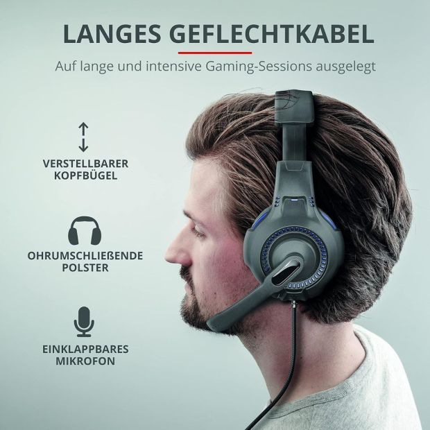 Trust Gaming GXT 307B Ravu Headset für PS4 und PS5