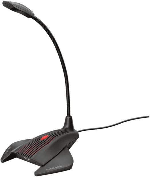 Trust GXT 239 Nepa Gaming Mikrofon 3.5mm Standmikrofon für PC/Laptop