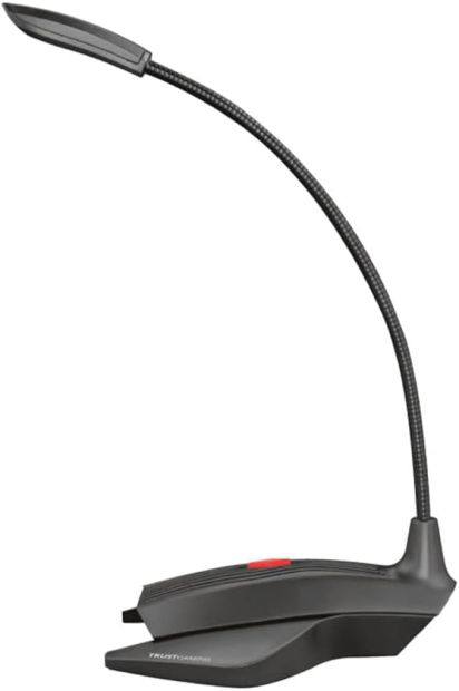 Trust GXT 239 Nepa Gaming Mikrofon 3.5mm Standmikrofon für PC/Laptop