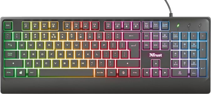 Trust Ziva 4in1 Gaming Kabelgebunden Tastatur Maus Kopfhörer Set DE Layout