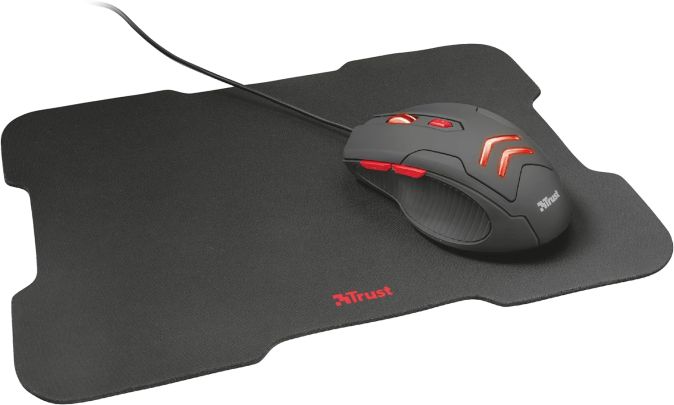 Trust Ziva 4in1 Gaming Kabelgebunden Tastatur Maus Kopfhörer Set DE Layout