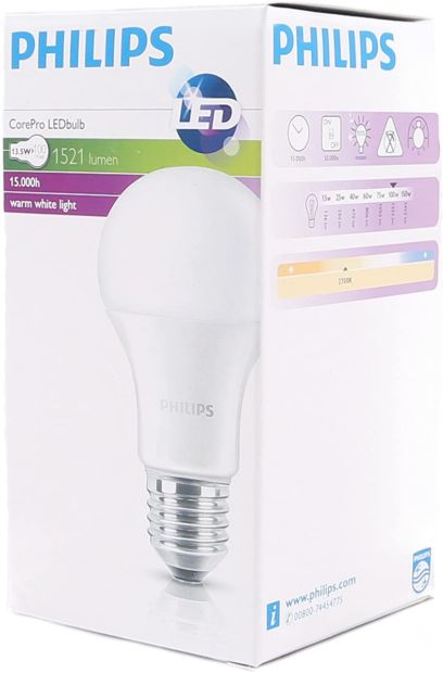 Philips LED Leuchtmittel E27  CorePro Lampe 100W Warmweiß