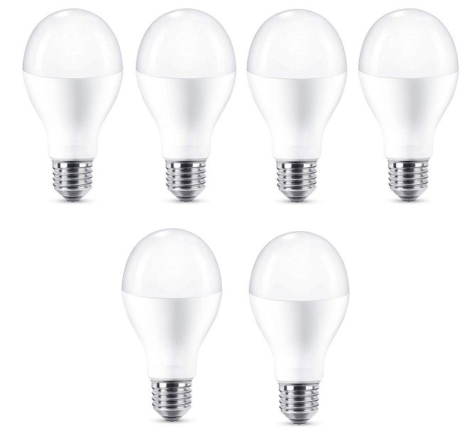Philips Attralux 120W LED E27 Lampe Warmweiß Leuchtmittel 6er-Pack