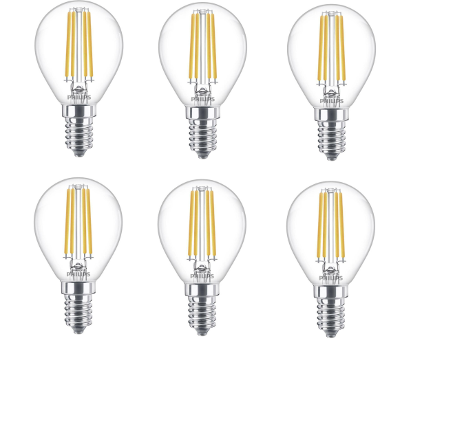Philips E14 LED 60W Leuchtmittel Lampe Licht 6er-Pack Philips E14 LED 60W Leuchtmittel Lampe Licht 6er-Pack
