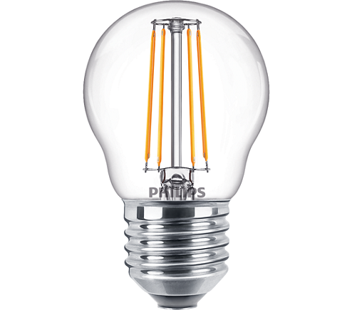 Philips E27 LED 40W Klar Warmweiß Lampe Licht Filament [4er Pack]