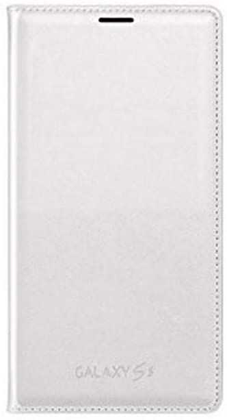 Samsung Flip Wallet Hülle Case Cover mit Kartenfach für Galaxy S5 - Weiß Samsung Flip Wallet Hülle Case Cover mit Kartenfach für Galaxy S5 - Weiß