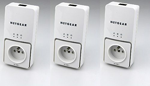 3 x Netgear Powerline Adapter 200Mbps Netzwerk Steckdose 3 x Netgear Powerline Adapter 200Mbps Netzwerk Steckdose