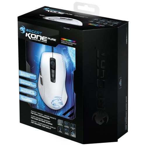ROCCAT (B-WARE)  Kone Pure Color - Phantom White Gaming Maus weiß