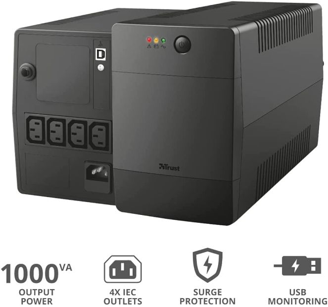 Trust Paxxon UPS Unterbrechungsfreie Stromversorgung
