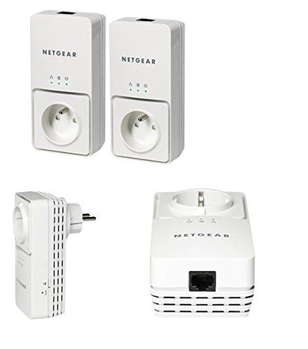 2 x Netgear Powerline Adapter 200Mbps Netzwerk Steckdose 2 x Netgear Powerline Adapter 200Mbps Netzwerk Steckdose