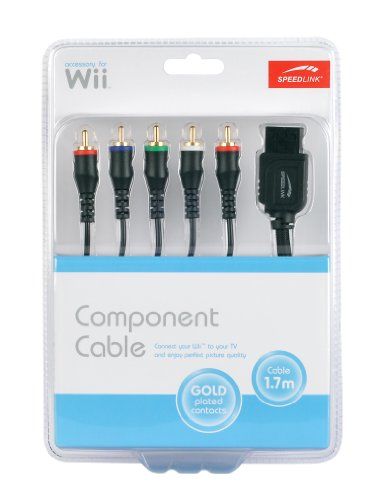 Speedlink (B-WARE) Komponentenkabel Wii/Wii U fünf Ton- und Bildkabel