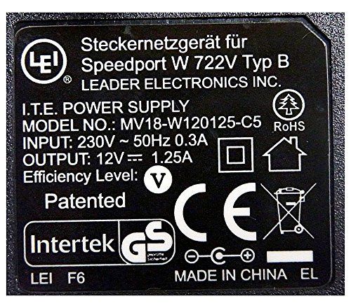 Netzteil MV18-W120125-C5 Speedport W 722V Typ B