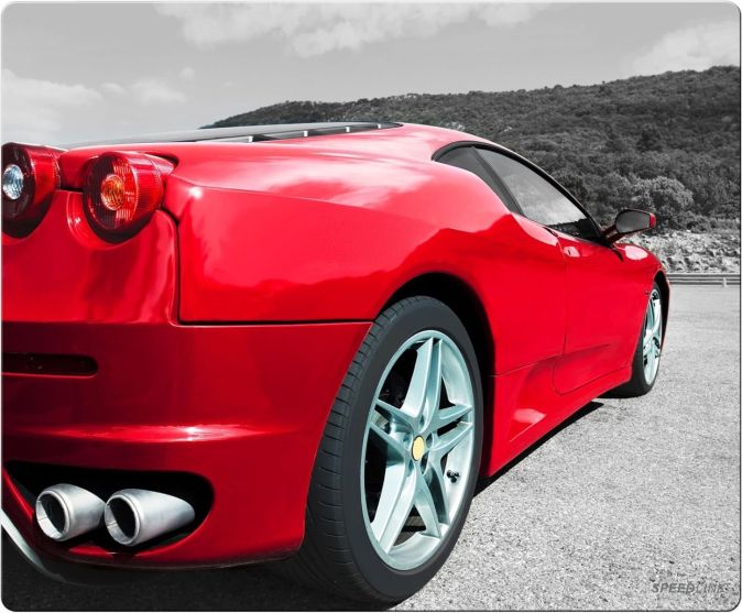 Speedlink Silk Red Sport Car Mouse Mat Soft Touch Low Glide Resistance Gummi Backed Verschiedene Designs Speedlink Silk Red Sport Car Mouse Mat Soft Touch Low Glide Resistance Gummi Backed Verschiedene Designs
