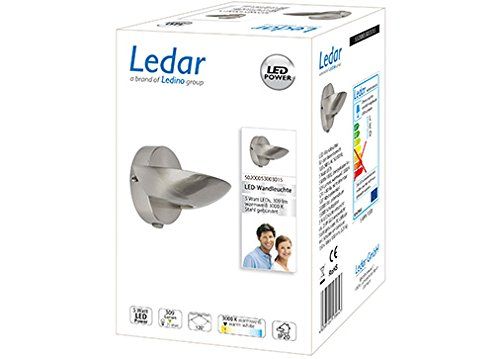 Ledar LED Ledar LED-Wandleuchte LEDs 5W Warmweiß Ledar LED Ledar LED-Wandleuchte LEDs 5W Warmweiß