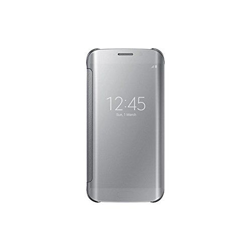 Samsung Handyhülle Schutzhülle mit Clear View Cover für Galaxy S6 Edge