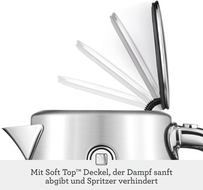 Sage the Soft Top Luxe Geräuchertes 1,7 Liter Edelstahl Wasserkocher Sage the Soft Top Luxe Geräuchertes 1,7 Liter Edelstahl Wasserkocher