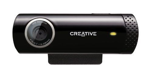 Creative (B-WARE) LIVE! Cam Chat HD USB-Webcam mit integriertem Mikrofon 