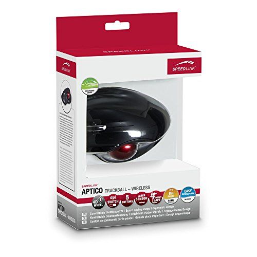 Speedlink (B-WARE) Trackball Maus - APTICO 5-Tasten kabellos Maus Speedlink (B-WARE) Trackball Maus - APTICO 5-Tasten kabellos Maus