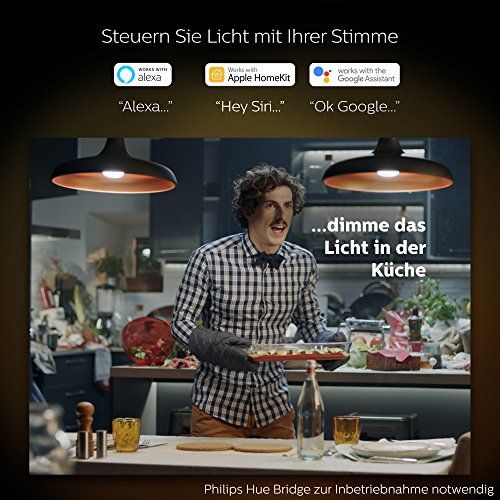 Philips Hue White Wireless Dimming Kit, E27 LED Lampe inkl. Dimmschalter Philips Hue White Wireless Dimming Kit, E27 LED Lampe inkl. Dimmschalter