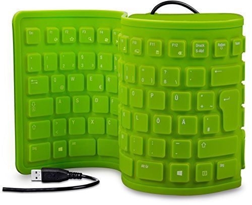 Speedlink (B-WARE) Rugg flexible Silikon Tastatur Grün