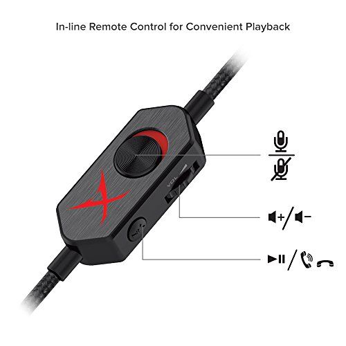Creative (B-WARE) Sound BlasterX H5 analoges Pro-Gaming Headset schwarz Creative (B-WARE) Sound BlasterX H5 analoges Pro-Gaming Headset schwarz