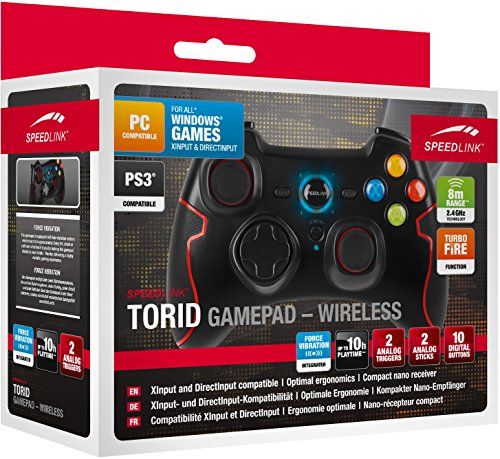 Speedlink (B-WARE) Torid kabelloses Gamepad für PC/PS3 Speedlink (B-WARE) Torid kabelloses Gamepad für PC/PS3