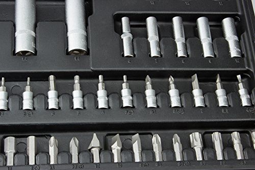 STARKMANN Greenline 94 teiliger Steckschlüssel-Satz Werkzeug-Kasten