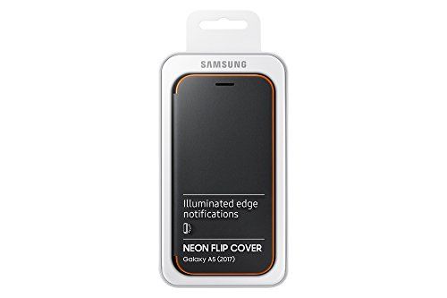 Samsung Neon Flip Cover für Galaxy A5 Schwarz Tasche Samsung Neon Flip Cover für Galaxy A5 Schwarz Tasche