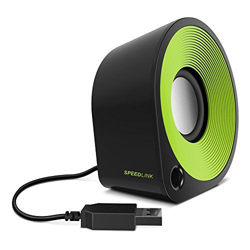 Speedlink (B-WARE) Ellipz Stereo Speaker schwarz/grün