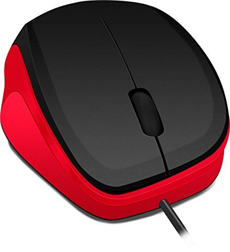 Speedlink (B-WARE) Robuste 3-Tasten-Maus - LEDGY Mouse USB schwarz-rot