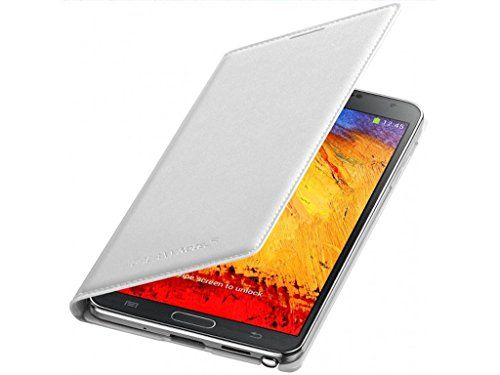 Flip Wallet Cover Original Samsung Galaxy Note 3 Weiss Flip Wallet Cover Original Samsung Galaxy Note 3 Weiss