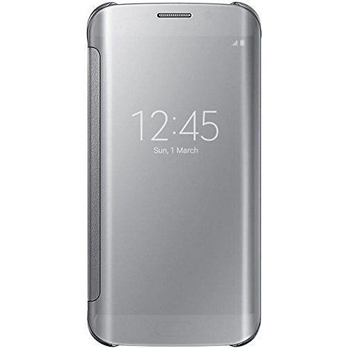 Samsung Handyhülle Schutzhülle mit Clear View Cover für Galaxy S6 Edge