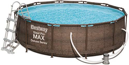 Steel Pro MAX DELUXE SERIES Framepool-Set mit Filterpumpe 